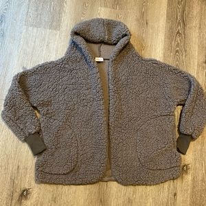 Lularoe hooded Sherpa cardigan